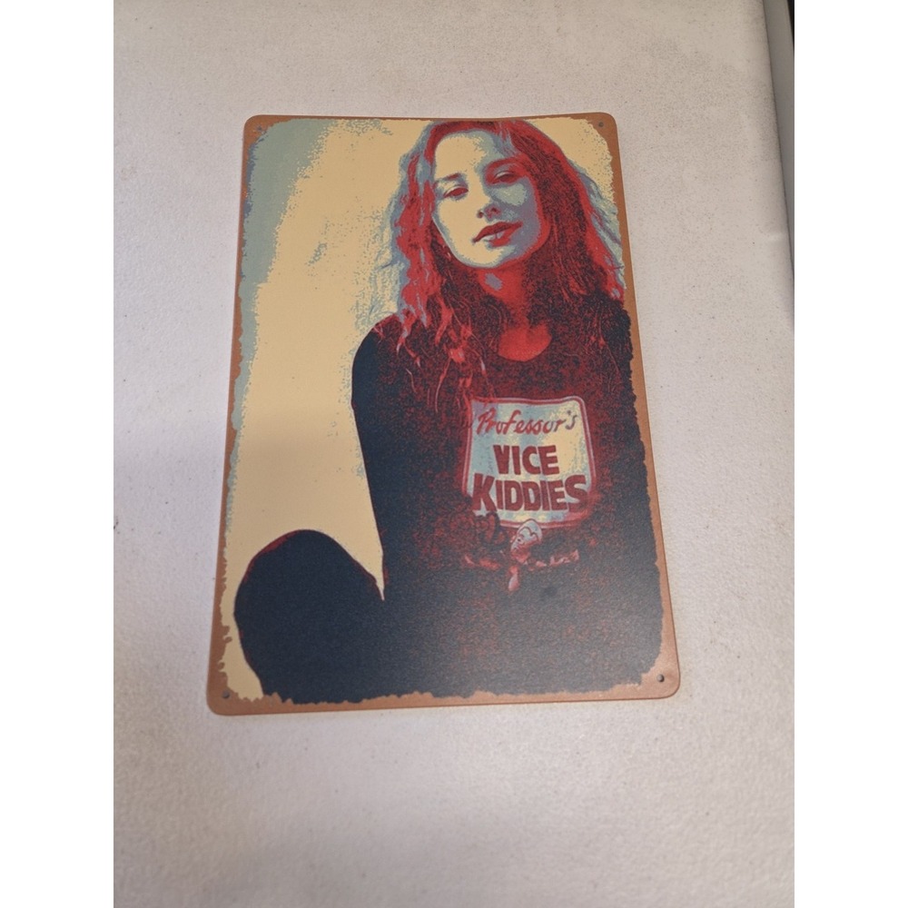 Retro Pop Art Woman Graphic 8x12 Metal Tin Sign Wall Decor‎